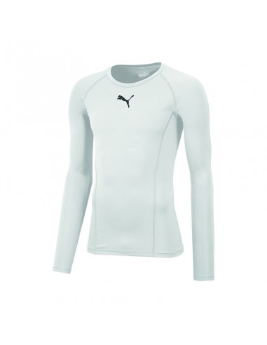 Puma Liga Baselayer 655920-04 Î‘Î½Î´ÏÎ¹ÎºÎ® Î™ÏƒÎ¿Î¸ÎµÏÎ¼Î¹ÎºÎ® ÎœÎ±ÎºÏÏ…Î¼Î¬Î½Î¹ÎºÎ· ÎœÏ€Î»Î¿ÏÎ¶Î± Î›ÎµÏ…ÎºÎ®